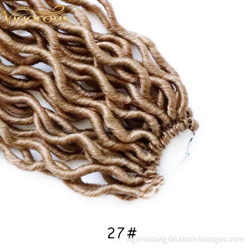 Vigorous Cheap Deep Wavy African Dropshipping Kinky Curly Afro Braids Hair Black Brown Extension Synthetic Ombre Braiding Hair